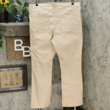 DG2 by Diane Gilman Classic Stretch Boot Cut Jeans Beige Plus 20W