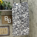 NWT Charter Club Printed Wide-Leg Capri Pants. 100094503MS L