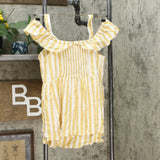 Isabel Maternity By Ingrid & Isabel Stripe Sleeveless Button Front Woven Top