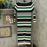 Lauren Ralph Lauren Women's 3/4 Sleeve Ribbed Sweater Dress