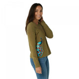 Life Is Good Women's Supreme Pullover Long Sleeve Graphic T-Shirt