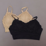 Rhonda Shear 2 Pack Lace Leisure Bras With Removable Pads