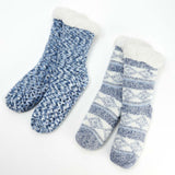 Cuddl Duds 2 PAIRS Faux Sherpa Cozy Lined Socks