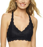 New Felina Women's 2 Pack Lace Bralettes With Modal Lining. 1247995 Large