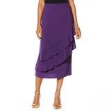 Antthony Women's Plus Size Captivating Collection Tiered Ruffle Skirt
