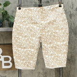 DG2 by Diane Gilman Pull-On Bermuda Shorts Khaki Petite Medium