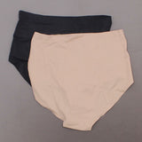 Rhonda Shear 2 Packs Mesh Detail Panties Black/ Nude Medium