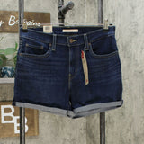 Levi's Women's Roll Cuff Mid Rise Jean Shorts