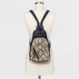 Wild Fable Convertible Snake Print Sling Pack Backpack