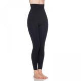 Rhonda Shear Women's Smooth Tootsie Seamless Shaping Leggings Black Plus 2X