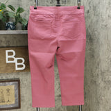 NWT Denim & Co. Womens Color Soft Stretch Smooth Waist Cropped Jeans. A307072 14