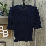 INC International Concepts Women's Popcorn Stitch Pullover Sweater