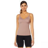 Rhonda Shear Plus Size 2 Pack Everyday Molded Cup Camisoles
