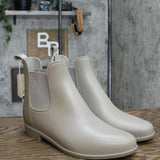 A New Day Women's Chelsea Wide Width Rain Boots Gray 10W