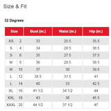 32 Degrees Women's Hooded 4-Way Stretch Quilted Jacket Acai Berry Medium