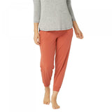 AnyBody Women's Petite Cozy Knit Side Ribbed Jogger Pants