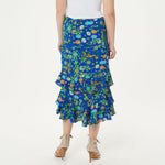 Linea by Louis Dell'Olio Women's Wild Flower Pull On Ruffle Skirt