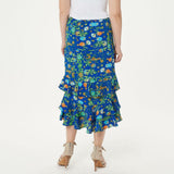 Linea by Louis Dell'Olio Women's Wild Flower Pull On Ruffle Skirt