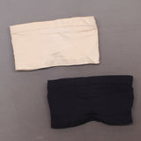 Rhonda Shear 2 Pack Underwire Bandeau Bras Nude/ Black Medium
