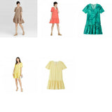 A New Day Women's Short Sleeve Mini Ruffle Hem Dress