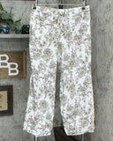 NWT Susan Graver Petite Woven Twin-Print Wide Leg Pants. A377206 PM