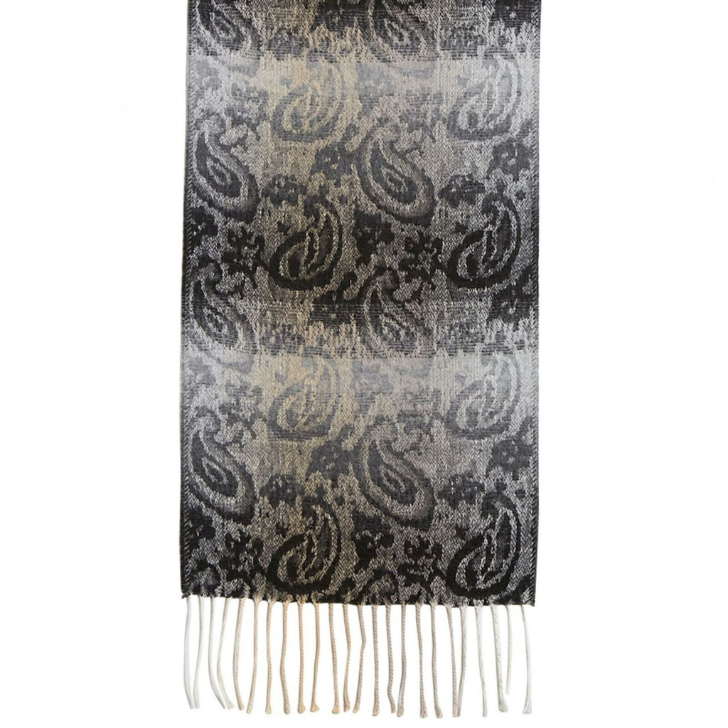 Steve Madden Mid Weight Ombre Paisley Muffler Scarf - Brown