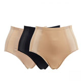 Rhonda Shear Women's Plus Size 3 Pack Mesh Detail Brief Panties