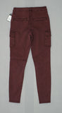 Mossimo Women's High Rise Stretch Jeggings Maroon 0
