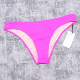 Shade & Shore Women's Ribbed High Leg Extra Cheeky Bikini Bottom