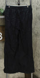 DG2 by Diane Gilman Women's SoftCell Denim Wide Leg Pants Black Medium