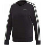 Adidas Women's 3 Stripe Crewneck Fitness Training Pullover Sweatshirt