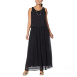 DG2 by Diane Gilman Women's Easy Tank Maxi Dress Black Large