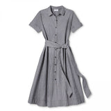 Lisa Marie Fernandez for TRGT Women's Small Gingham Button-Front Shirtdress