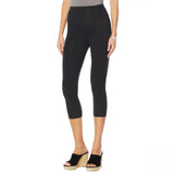 Nearly Nude Women's 2 Pack Capri Length Stretch Cotton Leggings