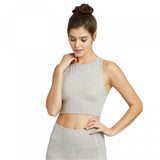 JoyLab Women's High Neck Brushed Jersey Longline Sports Bra