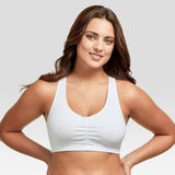 Hanes Women's ComfortFlex Fit Stretch Cotton Sport Bra 2-Pack. H570