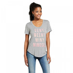 Fifth Sun Women's Eeny Meeny Miny Mimosas Drapey Short Sleeve T-Shirt