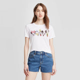 Disney Women's Mickey and Friends Short Sleeve Graphic T-Shirt (Juniors')