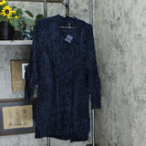 G.I.L.I. Women's Open Front Chenille Cardigan Sweater with Fringe