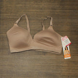 Simply Perfect Warner's Women's Super Soft Wirefree Bra Toasted Almond Brown 38D