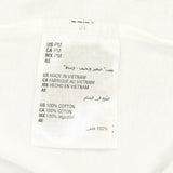 Karen Scott Cotton 3/4 Sleeve Grommet Trim Knit Top White Petite Medium
