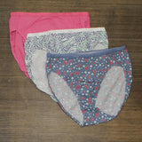 Hanes Women's Hi-Cut Panties PP43WB 6pk PP43WB Colors May Vary 9