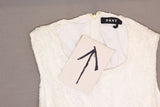 DKNY Women's Asymmetrical Lace Midi Dress. DD8CH249 White 4