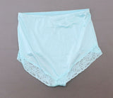 New Rhonda Shear Womens Smooth Pinup Brief With Lace Trim. 650181-1-NEW X-Large