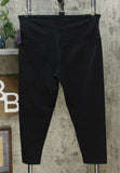 Yummie Women's Plus Size 2 Pack Skimmer Leggings Black/ White 1X
