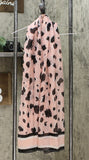 Calvin Klein Women's Leopard Pleated Scarf