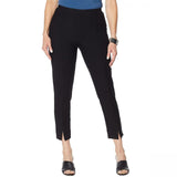 MarlaWynne WynneLayers Women's Plus Size Knit Crepe Ankle Pants