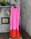 Private Label Women's Sleeveless Tie-Front Midi Dress 453Z5G