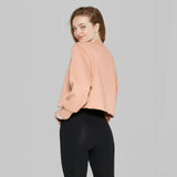 Wild Fable Women's Crewneck Los Angeles Cropped Sweatshirt
