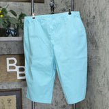 Denim & Co. Plus Size How Timeless Stretch Twill Pedal Pusher Pants